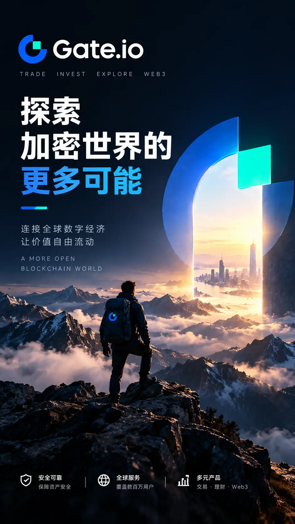 Gate.io交易所移动端APP界面